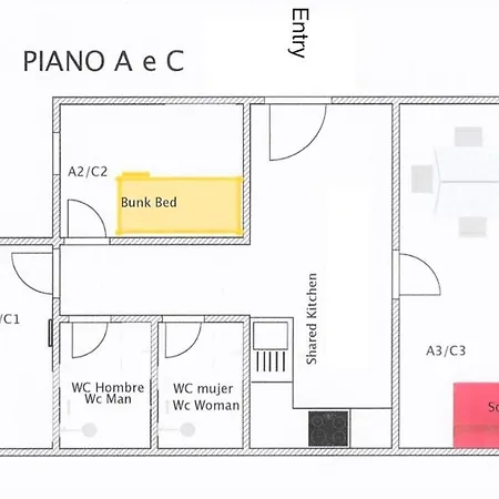 House Abrigos ホステル ロス・アブリゴス